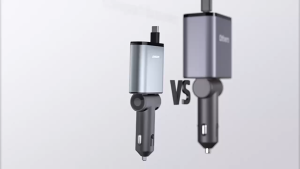 Joyroom CCL07 Car Charger | 3-in-1 Retractable Cable dengan Fast PD30W | Slim Body 180° Adjustable