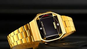 Jam Tangan Digital Wanita Skmei Tampilan Layar Sentuh LED Fashion - 1797