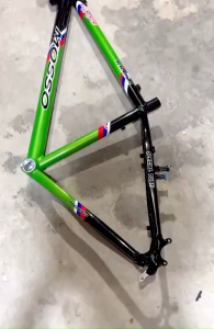 Sườn nhôm Mosso đen lá MTB đi bánh 26inch chính hãng Taiwan cò kèm bát đề dành cho xe đạp