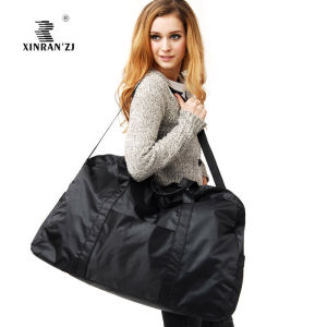 Lightweight and Large Capacity Simple Waterproof Big Travel Bag Bagged Clothes Big Bag Crossbody Luggage Bag Foldable Big Bag