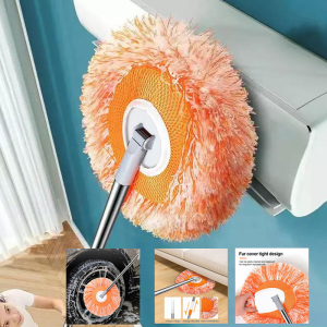 Greensindoor Sunflower Mop 360° Rotating Ceiling Mop Home Dust Mop Floor Mop Wall Mop For Wall Ceiling Cleaning Mop