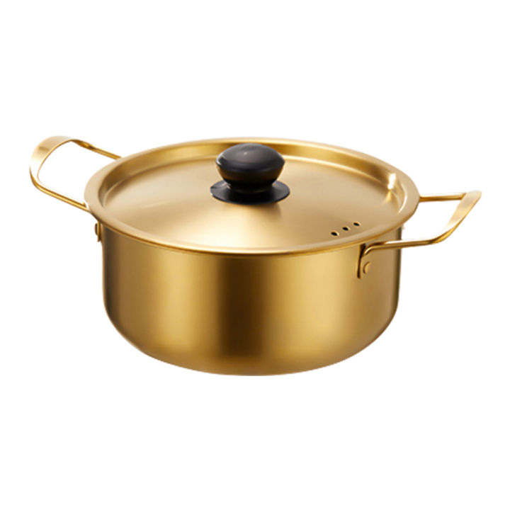 South Korea Instant Noodle Pot Small Saucepan Household Stainless Steel