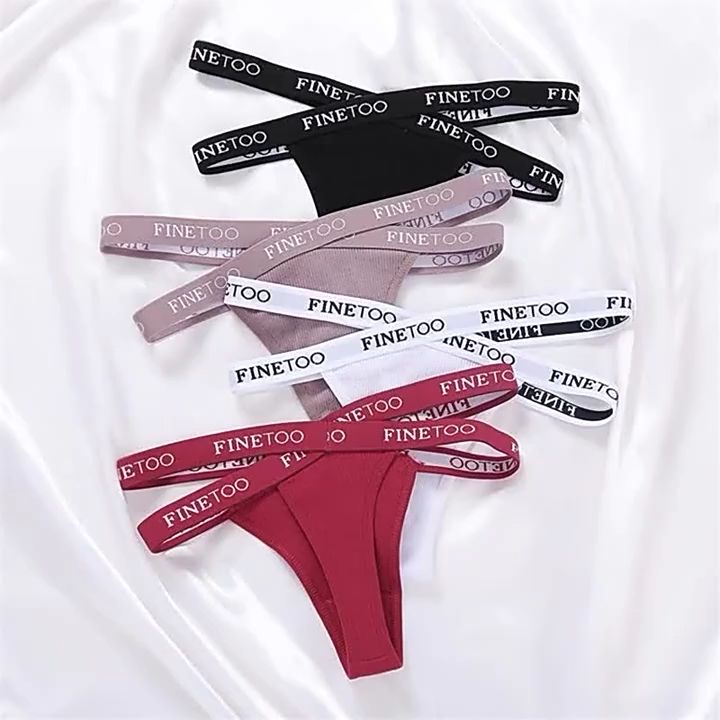 Generic Levao Sports Letter Sexy Panties Cross Bandage Panty Women's  Underpants Low-Waist Seamless Thongs Breathable Underwear Briefs