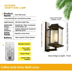 VINCAN | Solar Waterproof Super Bright Outdoor Wall Light
