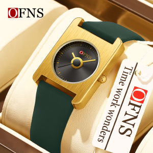 Ofns Đồng hồ nữ lai vuông & tròn retro chống nước chống sốc Tre/da/dây đeo silicon 23 màu sắc tùy chọn đồng hồ đeo tay sang trọng cổ điển sang trọng nhẹ dành cho nữ món quà tốt nhất cho bạn gái/bạn thân