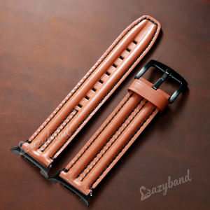 Genuine Cowhide Leather Band for Samsung Galaxy Watch 8 Classic 40 44mm46mm BrownBlack Strap for 7 Ultra 47mm Business Bracelets