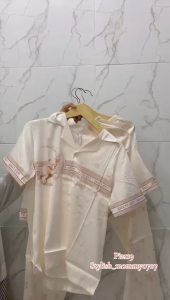 PIYAMA BAJU TIDUR WANITA SUTRA 3IN1 PI2119