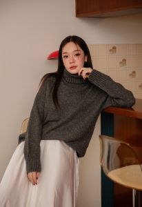 Coatsweater - GINGKO sweater ไหมพรมคอเต่าเนื้อหนา ใส่สบายกันหนาวได้ดีมากค่ะ ผ้านุ่มมากๆ