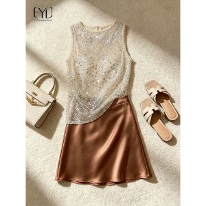 Luxury High-class Sparkly Beaded Women Set