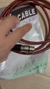 1PC XLR Male/FEMALE to 3.5MM Jack - Neutrik Brand and Rubber Type Wire (Heavy Duty) 1.5M 3M