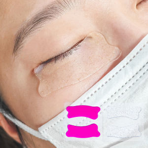 PERMANIA 1 Pair Reusable Silicone Eyelash Pad Lash Extension Patches Bear Shaped Design Eyelashes Lift Gel Eye Pads Makeup Tools