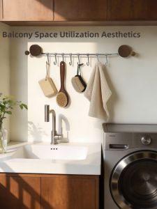 bydoll | Wall-mounted No-drill Towel Drying Rack