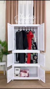 CD Adult Big Wardrobe Organizer Megabox Long Hanging Clothes Storage Organizer White Cabinet Durabox Storage for Clothes