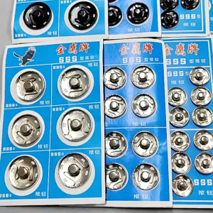 Cúc bấm mini vỉ 50 cúc Khuy cúc bấm 8.5 101216 21mm kim loại nhiều cỡ -ESTLA