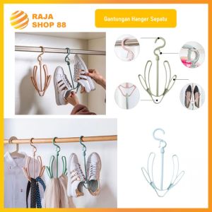 Gantungan Hanger Sepatu Sandal Gantungan Jemuran Sepatu Serbaguna