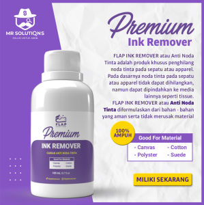 Flap Shoes Care Penghilang Noda Tinta pada Pakaian dan Sepatu