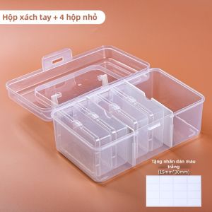 MRUN | Hộp Lưu Trữ Thẻ Phân Ngăn Nắp Bật