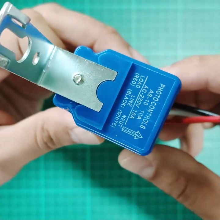 AC 240V 220V 10A Photo Sensor Lampu Sensor Photo Switch Automatic ON ...