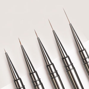 5pcs Nails Art Liner Brushes 6/9/12/15/18mm Striping Drawing Elongated Lines Painting Nail Professional Manicure Tool ZJS03