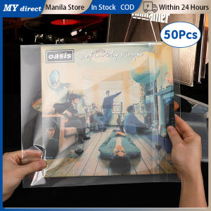50Pcs 12" LP Vinyl Record Outer Protective Sleeve Self Adhesive Outer Sleeves Bag 32.5cm+4cm