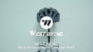 West Biking | WEST BIKING Punch Free Bicycle Rack Thickened Storage Stand Durable Bike Holder Wall Mount Cycling Equipment Bike Accessories