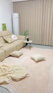 Foldable sofa side table living room coffee table portable household solid wood small round table balcony coffee table