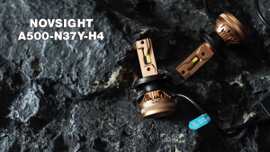 NOVSIGHT N37Y 2Pcs Yellow Light LED Car Headlight Foglamp 120W 22000LM BuIb H4 H7 H11 HB3/9005 HB4/9006 One Year Warranty