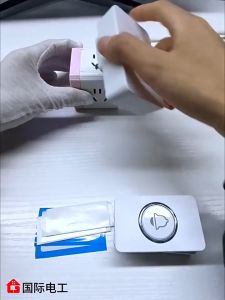 Wireless Doorbell Smart Home Door Bell Waterproof With 62 Ringtones Hole Free Installation For Home