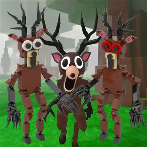 New 99 Nights in The Forest Deer Building Blocks Toys Monster DEER Owl Figurine Kids Christmas Halloween Birthday Gifts