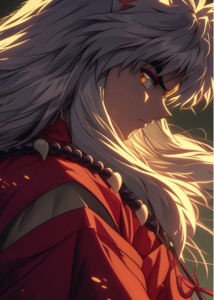 Bandai | Anime Inuyasha Character Oil Painting By Numbers Modern Wall Decor for Living Room Bedroom Perfect Gift No Frame