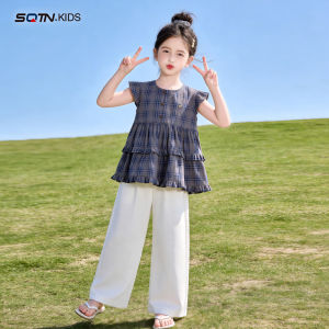 SQTN.KIDS | New Summer Girl Clothing Set Two Pieces