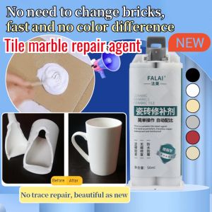 🔥Sale Tile marble repair agent Floor ceramic paste Epoxy AB glue Glue for filling holes and cracks 瓷砖修补套件 大理石修复用环氧树脂