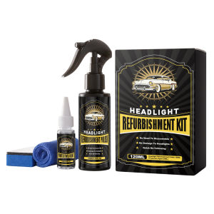 RAYHONG | Professional Headlight Restorer Kit Lens Clear Polish Headlamp Protection Long Lasting Clarity Auto Detailing Set Carcare
