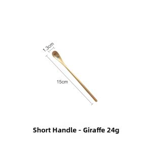 OUDING | Cute Animal Shaped Long Handle Stainless Steel Mixing Spoon