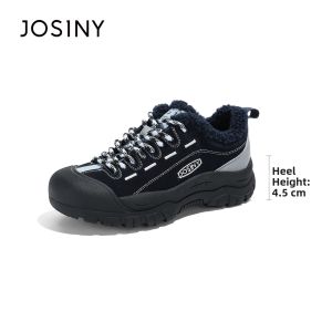 Josiny | Thick Sole Warm Increase Height Womens Sport Shoes