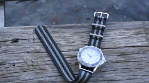 [Ready Stock] Army Nato Strap Nylon Watch Strap High Quality Stainless steel Buckle Nylon Watchband for 007 James Bond Watch Bands 20mm22mm Watch Accessories