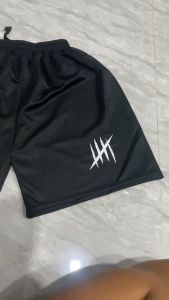 celana pendek polos pria/short pants men sport/celana olahraga santai polos hitam olahraga