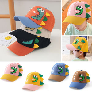 Summer Baby Bucket Hat Cute Dinosaur Newborn Baseball Cap Outdoor Beach Kids Baby Boy Girl Cartoon Sun Hats Bonnet