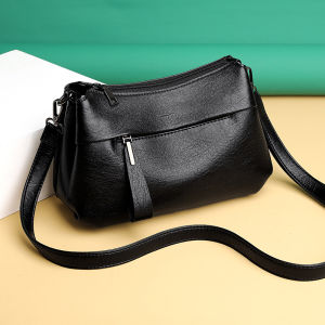 New Womens Shoulder Purse Bag Fashion Atmosphere Crossbody Messenger Bag Womens Large-capacity Mother Handbag Soft Leather Bag