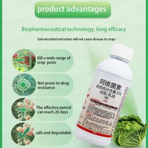 100ml🍅A bottle can use 10000㎡ 🐛Insecticide for vegetables 5%Abamectin Antibiotic insecticide Insecticide and water 1:1000 Insecticides spray for plants Pesticide for vegetable plant Insecticide for plants Pesticides spray for plants