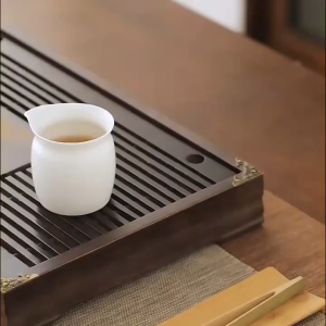 GGYY630 ถาดชา ไม้คุณภาพดี ถาดน้ำชา ใช้ที่บ้าน ถาดรองชา มีลิ้นชักเก็บนำ้มีท่อระบายนำ้ ถาดชงชาจีน ที่คว่ำแก้ว ถาดรองน้ำชา
