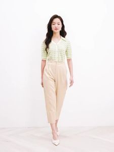 Koradior | Natural Ice Silk French Lapel Commuter Sweater