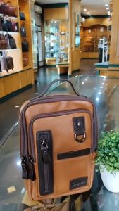 Tas Pinggang Ransel Waist Bag Pria Kulit Sapi Asli Karl Sangkoni Ransel MJ-TPG 50