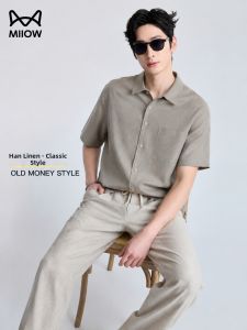 MiiOW | Summer Lightweight Luxury Tencel Shirt Set Short Sleeve and Pants
