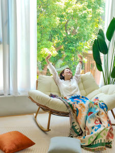 Sinlege | Double Rocking Chair for Sleeping and Relaxation