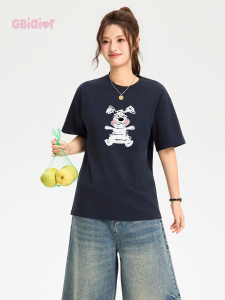 Gbiaior | Loose and Youthful Short Sleeve T-Shirt