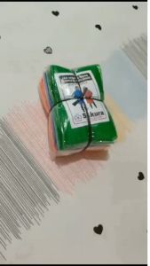 Jas Hujan Plastik HDPE Sakura Polkadot Grosir