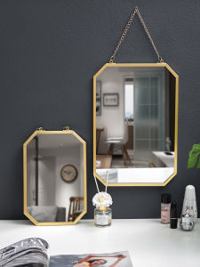 JUXIANYOU | Square Metal Wall Mounted Mirror