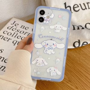 Cute Cartoon Gummy Bear Dog Phone Case Transparent Soft Silicone for Apple 12 iPhone 11 pro Max SE 3 Womens 15/13 16/8p/6 Redmi Huawei Oppoa96/Vivo
