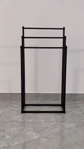 【Fast Shipping】3-tier towel rack Rak tuala mandi Bathroom creative towel drying rack stand Bathroom towel hanger 毛巾架